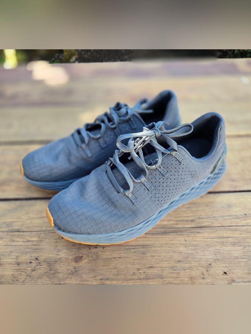 NOBULL Grey Ripstop Gym Shoes | Men's 7.5 / Women's 9